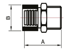 SMART SMT1750H001604 S 16 x 1/2 M Прямой пресс - наружняя резьба 150 штук в упаковке фото в интернет-магазине SMARTGRP