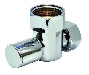 SMT8481SCH1005 Кран-Вентиль угловой, ручка колп., хром, 1"х3/4" г/г, 20шт/кор