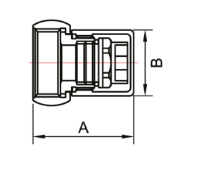 SMT723SCH1005 Колпачок с 1" Гайкой и воздухоотводчиком, хромированный 40пар/кор фото в интернет-магазине SMARTGRP