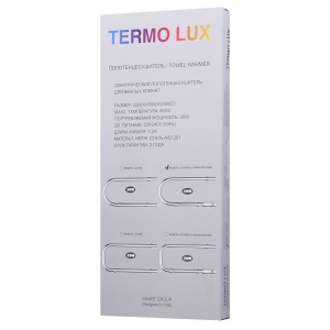 TERMO LUX С22/50ЕS Полотенцесушитель П - образный 220 х 500 х 85 с включателем фото в интернет-магазине SMARTGRP