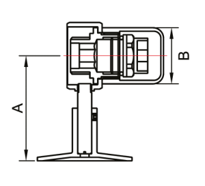 SMT735SCH0405/2 Колпачок со штуцером 1/2"НР , с воздухоотводчиком и держателем 122 хромированный 20пар/кор фото в интернет-магазине SMARTGRP