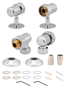 SMT757/2SCH040504CN Комплект для п/с  3/4"ВРх1/2"НР с экцентр., отражат. 10комп/кор