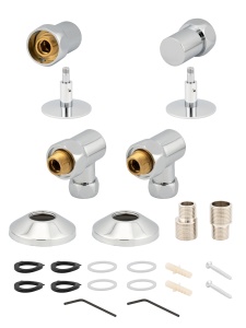 SMT767/2SCH040504CN Комплект для п/с  3/4"ВРх1/2"НР с экцентр., отражат. 10комп/кор фото в интернет-магазине SMARTGRP