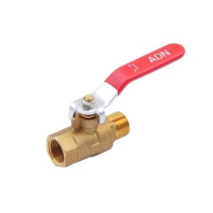 ADN 561H6604R 1/2" наружняя - внутренняя резьба, кран шаровый, красная ручка, 72 штуки в упаковке