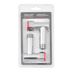 SMART 2741SST0504 Уголок гайка - штуцер 3/4" х 1/2" для полотенцесушителей 20 пар/кор фото в интернет-магазине SMARTGRP