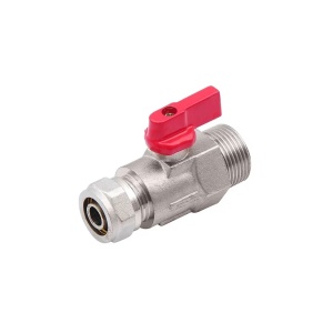 SMART SMT2021N0516 3/4" M x 16 кран шаровый  для металлопластиковой трубы, бабочка 50 штук в упаковке