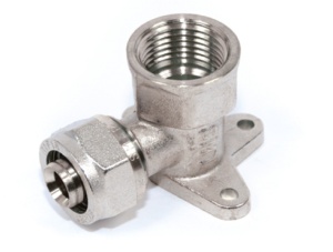 ТЕАМ 1606N002004 W 20 x 1/2" Соединение угловое установочное, цанга - внутренняя резьба, 60 штук в упаковке