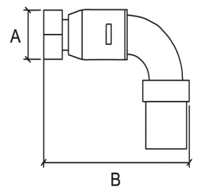 SharkBite PRESS SNP021612FBSW L 16 x 1/2 F nut Уголок пресс - накидная гайка, 180 штук в упаковке фото в интернет-магазине SMARTGRP