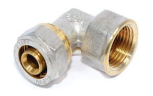 SMART SMT1605NY001605 L 16 x 3/4" Соединение угловое, цанга - внутренняя резьба, 100 штук в упаковке