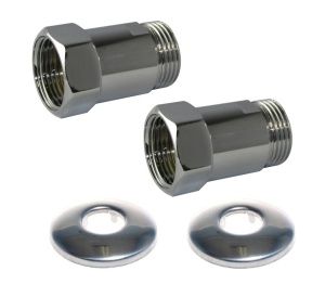 SANITAN 1731SCS0504 Соединение прямое гайка - штуцер 3/4" х 1/2" для полотенцесушителей 20пар/кор.