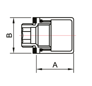 SMART 715SCH0505 Колпачок с бортиком на штуцере 3/4"НР хромированный 40пар/кор фото в интернет-магазине SMARTGRP