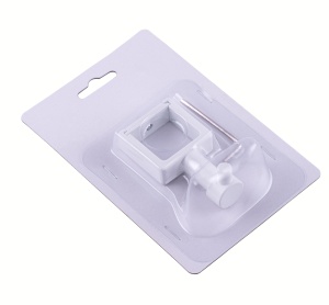 SGHQ30-01W Белый Крючок для полотенцесушителя из квадратного профиля  фото в интернет-магазине SMARTGRP