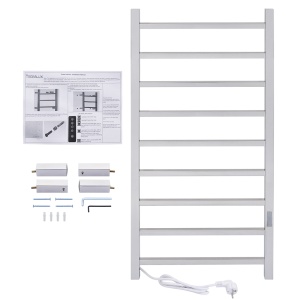 TERMLUX TLHQ10-9LE30(19) Полотенцесушитель лесенка 1000 х 500 х 110 фото в интернет-магазине SMARTGRP