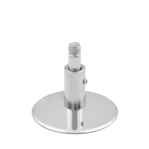 SG123SCSS6600 Держатель без кольца железный, нерж плаcтина, хромированный  100 шт/кор