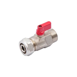 SMART SMT2021N0520 3/4" M x 20 кран шаровый  для металлопластиковой трубы, бабочка 50 штук в упаковке