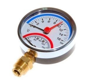 SMART SMTD80V04-16/180 Термоманометр радиальный 1/2", 16 бар, 180 C  radial 60 штук в упаковке