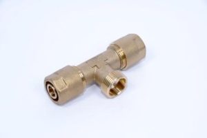 SMART SMT2508Н200420 T 20 x 1/2" x 20 PEXAL Тройник соединительный, цанга - наружняя резьба - цанга, 40 штук в упаковке