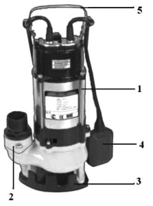 Фекальный насос SPS 10-10-0.75 GIDRO FORCE