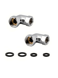 SANITAN 1740SCS0504 Уголок гайка - гайка 3/4" х 1/2" для полотенцесушителей 20пар/кор фото в интернет-магазине SMARTGRP