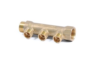 SMART SMT706Н0405 ВР-НР 3/4 x 1/2 x 3 Коллектор, 3 выхода, без цанг, 48 штук в упаковке