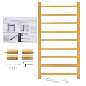 TERMLUX TLHQ10G-9LE30(19) Полотенцесушитель лесенка 1000 х 500 х 110 фото в интернет-магазине SMARTGRP