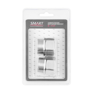 SMART 2731SST1010 Соединение прямое гайка - штуцер 1" х 1" для полотенцесушителей 20 пар/кор фото в интернет-магазине SMARTGRP