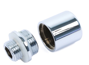 SMART 715SCH0505 Колпачок с бортиком на штуцере 3/4"НР хромированный 40пар/кор