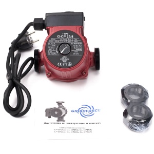 GF CP25/4(130mm) Насос циркуляционный с гайками и кабелем (6 шт/кор) фото в интернет-магазине SMARTGRP