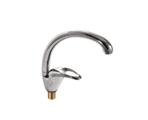 Смеситель для кухни высокий с креплением на гайке SM354-11CH SMART 10 штук в упаковке