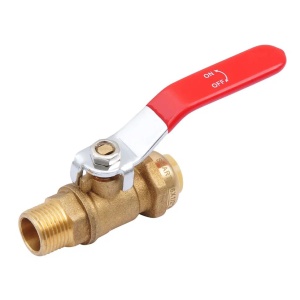 SMART 1552SBV16X1/2M C × M Шаровый кран 16 2,2 push × 1/2 наружняя резьба, 50 штук в упаковке