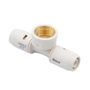 SharkBite NEXUS SN03161216FB T 16 x 1/2 F x 16 Тройник цанга - внутренняя резьба - цанга 180 штук в упаковке