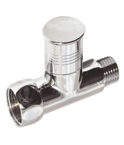 SMT8831SCH0510 Кран-Вентиль прямой, ручка колп., хром,  1"х 3/4" г/ш, 20шт/кор