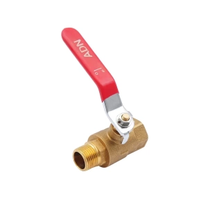 ADN 561H6604R 1/2" наружняя - внутренняя резьба, кран шаровый, красная ручка, 72 штуки в упаковке фото в интернет-магазине SMARTGRP