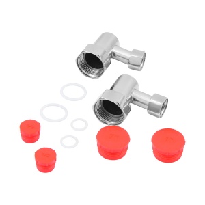 SMART 2740SST1004 Уголок гайка - гайка 1" х 1/2" для полотенцесушителей 20пар/кор