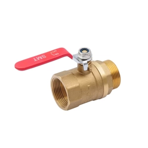 SMART 501H6612R Кран шаровый 1-1/4" наружняя - внутренняя резьба, красная ручка, латунь, 30 штук в упаковке фото в интернет-магазине SMARTGRP