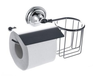 SMART KL - 88009 + 10 Корзинка и держатель для туалетной бумаги, хромированная