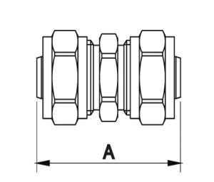 SMART SMT1601NY202600 S 20 x 26 Переходник прямой, цанга - цанга, 70 штук в упаковке фото в интернет-магазине SMARTGRP