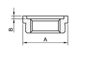 SMT299ST042832H12 Вварная гайка с бортиком 1/2"ВРх28.1х32.1х0.5мм для п/с (нерж) 600шт/кор фото в интернет-магазине SMARTGRP