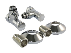 SMT8202SCH0405/2 CN Кран-Вентиль угловой, ручка колп., хром, 3/4"х1/2"г/ш, Комплект 10пар/кор