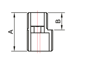 SMT668N0405 Эксцентрик 1/2"х3/4"никель (L=44mm) 200шт/кор фото в интернет-магазине SMARTGRP