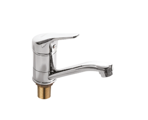 Смеситель для кухни короткий с креплением на гайке SM402-04CS SMART 10 штук в упаковке