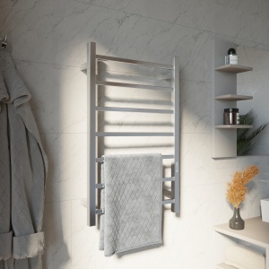 TERMLUX TLHQ08-7LE30(19) Полотенцесушитель лесенка 800 х 500 х 110 фото в интернет-магазине SMARTGRP