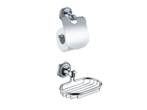 SMART KL - 81009 + 10 Корзинка и держатель для туалетной бумаги, хромированная