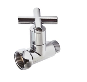 SMT8731SCH0510 Кран-Вентиль прямой, ручка крест, хром, 1"х3/4" г/ш, 20шт/кор