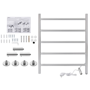 TERMO LUX H600-5ES Полотенцесушитель лесенка 600 х 500 х 110 П - 5 с включателем фото в интернет-магазине SMARTGRP