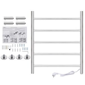 TERMO LUX TLH06-5ESD32D22 Полотенцесушитель лесенка 600 х 500 х 110 с включателем фото в интернет-магазине SMARTGRP