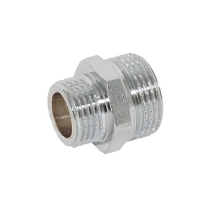 SMART 60056С0403 Переходник  1/2" наружняя резьба х 3/8" наружняя резьба, хром, 250 штук в упаковке