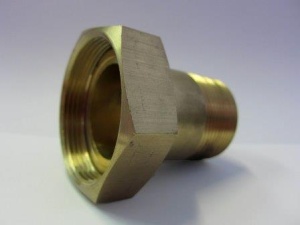 SMART Сгон с накидной гайкой, латунь, 2" х 1-1/4"