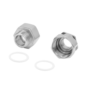 SMART 2731SST1005 Соединение прямое гайка - штуцер 1" х 3/4" для полотенцесушителей 20 пар/кор