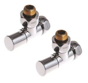 SG8510SCH0405/2 Кран-Вентиль угловой, ручка колп., хром, 3/4"х1/2" г/ш, 10пар/кор